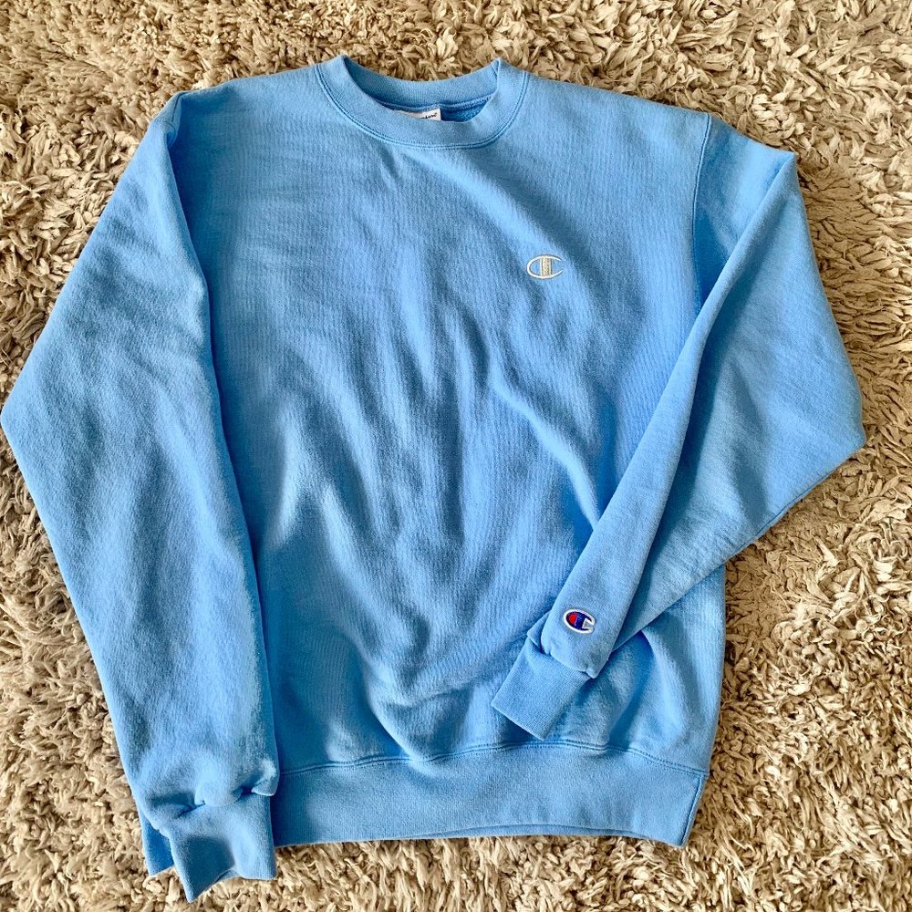 Champion Baby Blue Crewneck